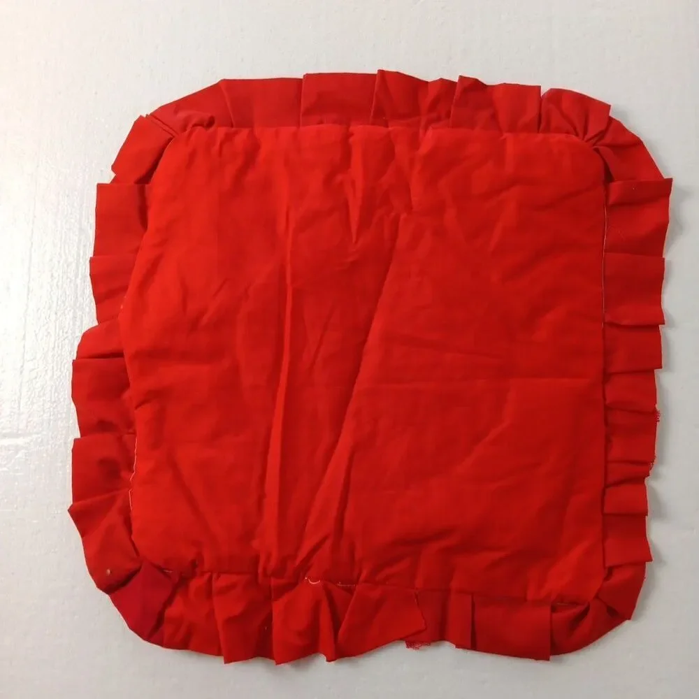 Teddy Bears Quilted Panels Pillow Americana Vintage Fabric Project